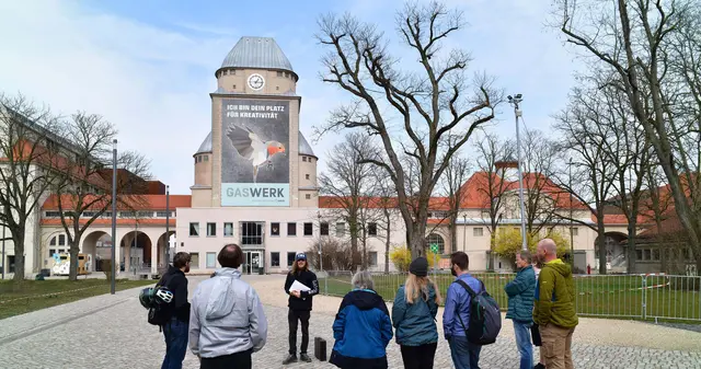 Das Gaswerk erleben: Gaswerk-History oder einen spektakulären Blick vom Gaskessel werfen: Am Sonntag, 16. Juni stehen die Türen im Gaswerk offen. | Foto: Thomas Hosemann/swa