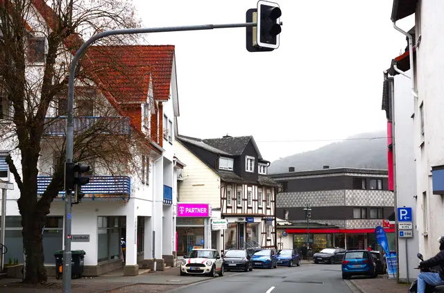 Blick in die Bahnhofstraße.