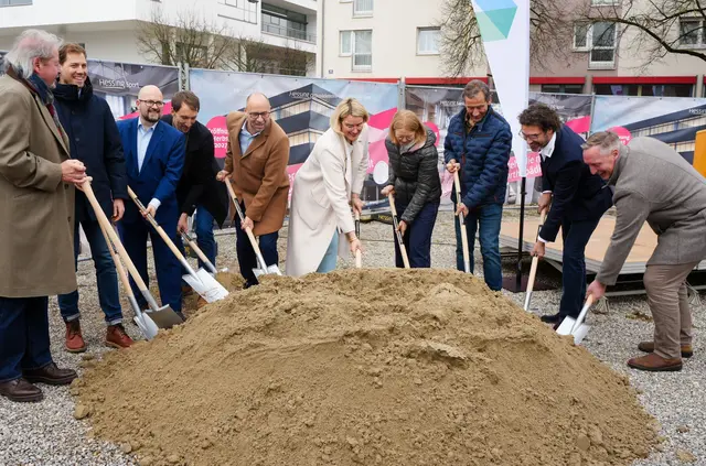 Spatenstich Hessing Orthopädie-Welt | Foto: KÖGLARCHITEKTEN