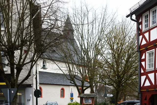 Blick zur Martinskirche.