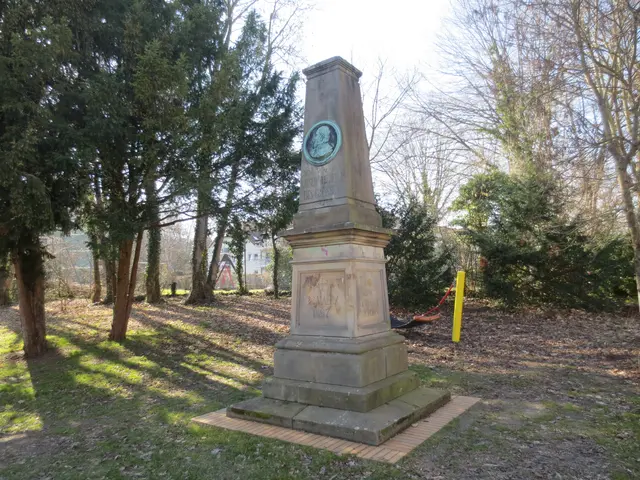 Das Kriegerdenkmal, am Ziegenteich.