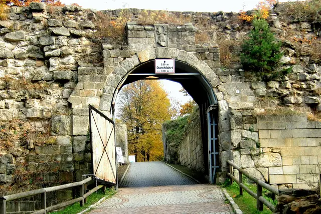 Eingangstor zur Festungsruine Regenstein 