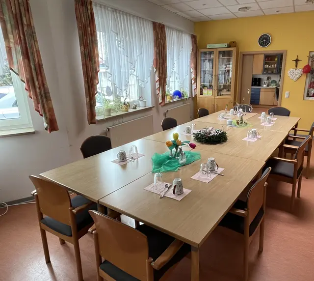 Aufenthaltsraum der Tagespflege | Foto: Ökumenische Sozialstation Gersthofen 