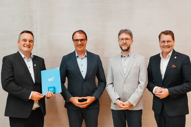 Im Bild v.l.n.r: Christian Könitzer, Alexander Miehling, Stefan Knobloch, Adrian Willig
 | Foto: Daniel Thalhofer