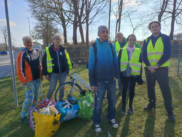Helferinnen und Helfer "Gemeinsam für eine saubere Natur" | Foto: Foto Claudia Wegele