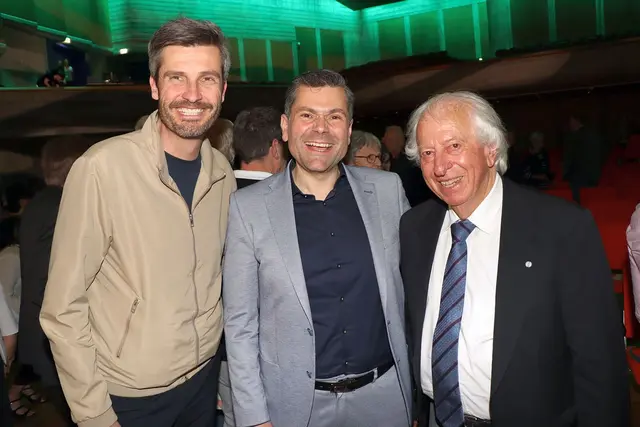von links Dirk Wurm, Florian Freund und Willi Leichtle | Foto: Marianne Stenglein