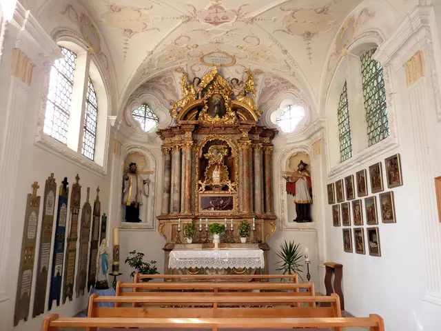 Innenraum der Wallfahrtskapelle Maria Aich | Foto: Dr. Hubert Raab