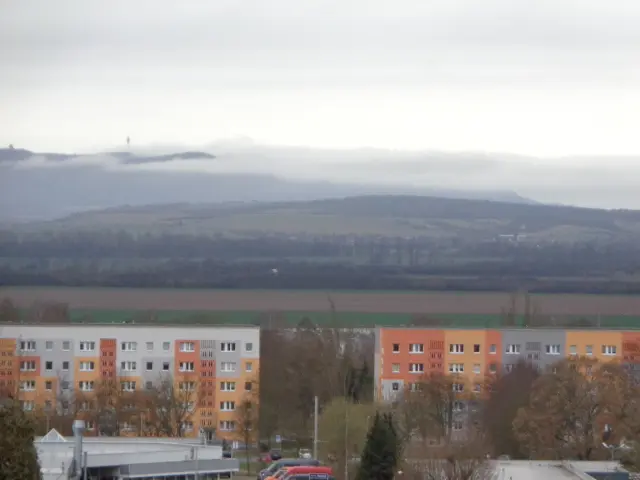 Blick zum  Fernsehturm