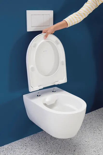 Moderne WC-Sitze können per Quick-Release einfach abgenommen werden. So lässt sich die Keramik leichter rundum sauberhalten.
 | Foto: DJD/Geberit