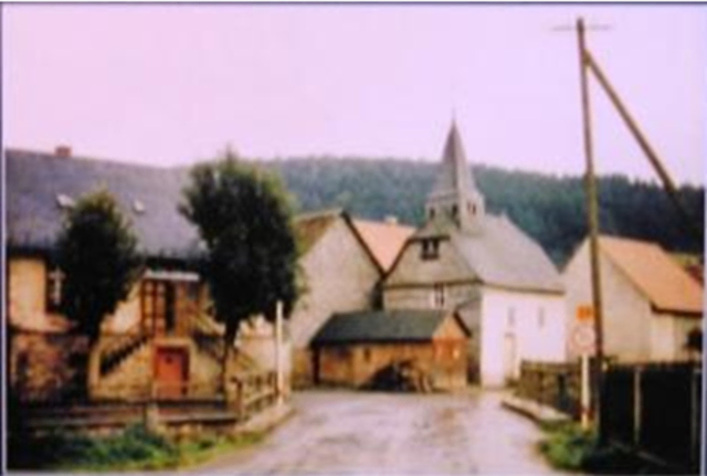 alte Kirche aus dem 16. Jahrhundert wurde 1964 abgerissen