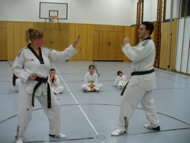 Hülya und Marcel beim Training