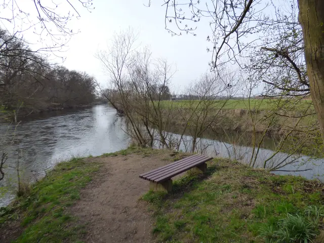 An der Mündung der Innerste in die Leine kann man sich ausruhen.