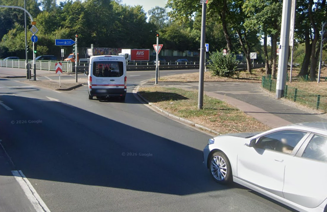 Dorstener Straße, Abzweig ! 40 Richtung Essen | Foto: Google Streetview