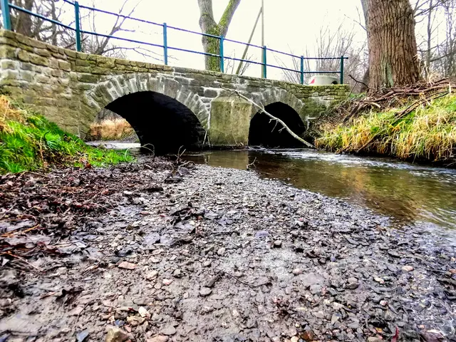 die alte Einebrücke vor Westdorf