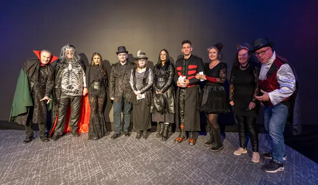 Gruseliges Treffen anlässlich des neuen Dracula Films am 30.10.25 im Weltspiegel Kino Mettmann | Foto: Frank Laumen