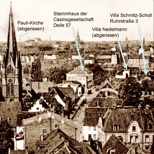 Wichtige Bauen im alten malerischen Kernzentrum der Ruhrtalstadt  | Foto: Archiv KKRR
