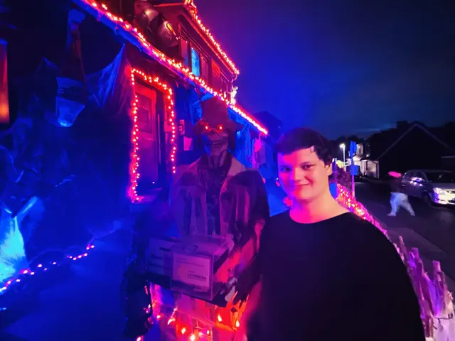 Maurice Giebisch ist der Chef des Halloween Hauses Mettmann | Foto: Andreas Vogt