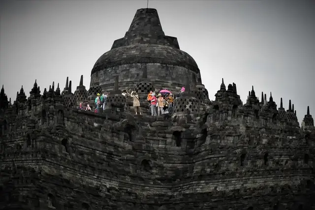 Die größte buddhistische Tempelanlage der Welt.