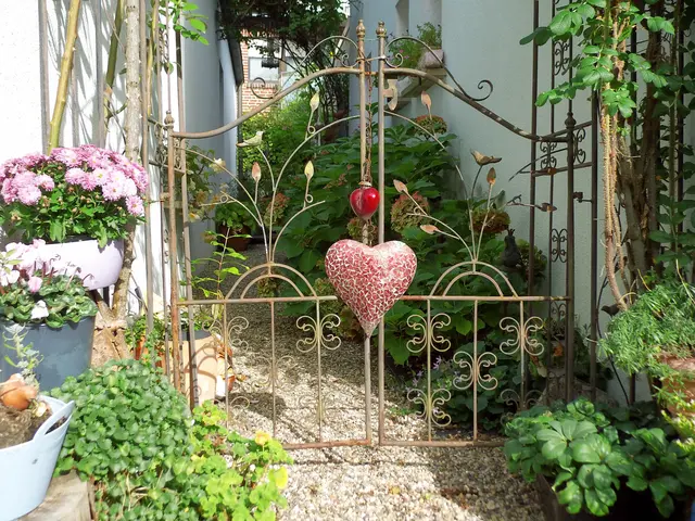 Unterwegs entdeckt - Gartentor, Garteneingang, Dekoration. Symbolbild zum Beitragsthema. | Foto: Siegmund Walter, 06.10.2024,14:07 Uhr