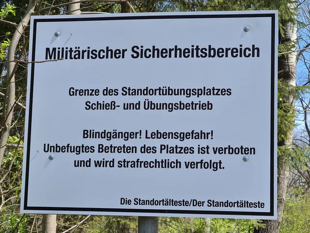 Vorderseite Verbotsschild | Foto: Informationstechnikbataillon 292