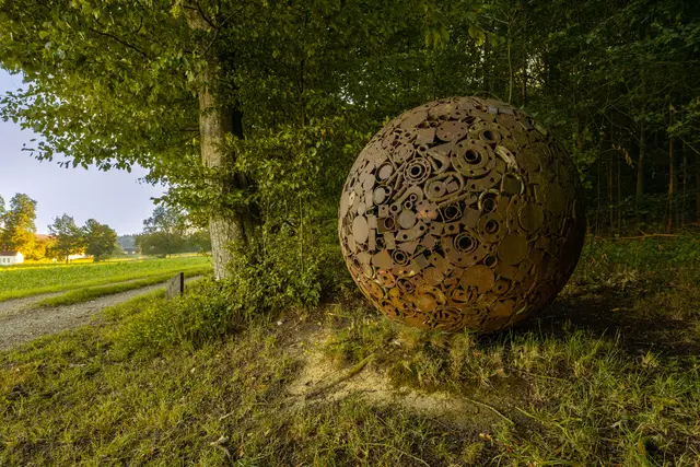Kunst-Kultur-Ried-Tour: Skulpturenweg Donauried | Foto: Dillinger Land e.V., Heiko Grandel