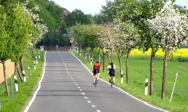... oder mit dem Rad. Überall kommt das Leben so richtig in Fahrt. | Foto: Kurt Wolter