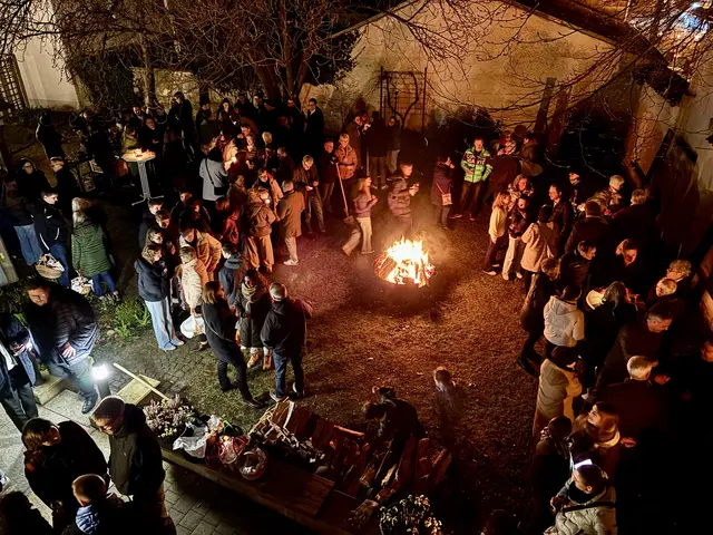 Beisammensein am Osterfeuer