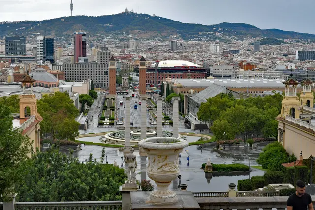 Blick auf BARCELONA