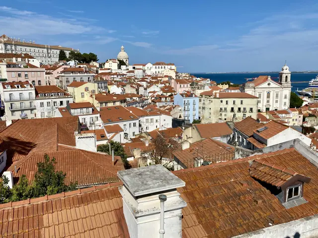 Lissabon: Blick von einer Aussichtsplattform