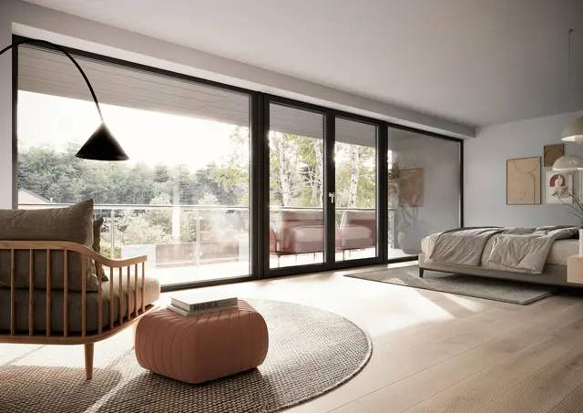 Licht kommt hinein, Kälte bleibt draußen: Große Fensterflächen sind sehr wohnlich, wenn sie richtig konzeptioniert sind. | Foto: djd-k/Rehau