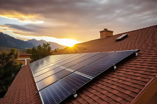 Sonnige Aussichten: Eine eigene Photovoltaik-Anlage spart Geld und macht unabhängiger von der Energieversorgung.
 | Foto: djd-k/toom.de/Marco - stock.adobe.com