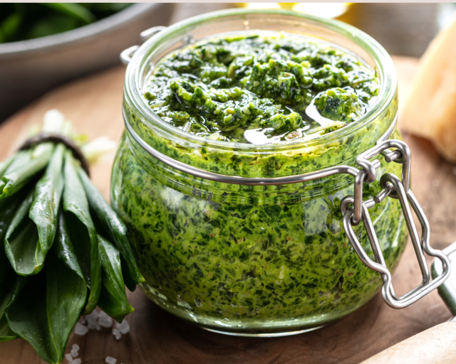 Bärlauch Pesto  | Foto: Von: Карина Клачук_Quelle:_Adobe Stock_Asset-ID-Nr.: 345042693