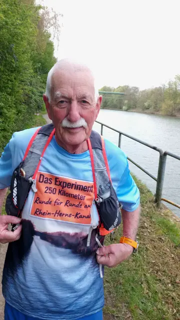 Chris himself auf der Strecke