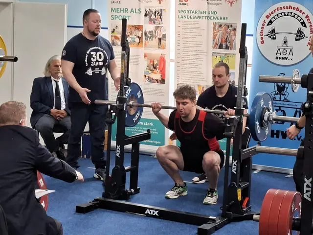 Markus Protte vom Integrativen Sportverein SG-Handicap in Aktion beim Special Olympics Kraftdreikampf in Gotha | Foto: Andy Eder
