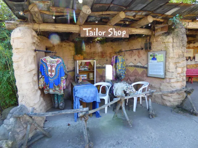 Will man zur Sambesi Bootsfahrt gehen kommt man an diesem Shop vorbei