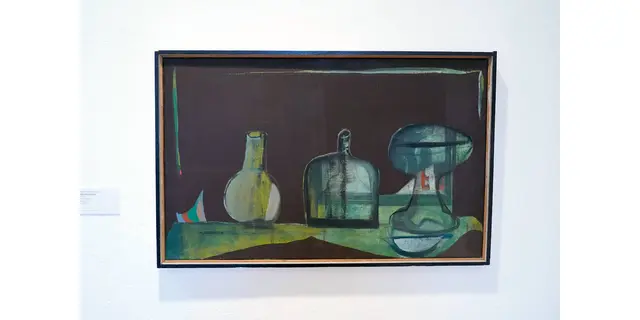 Titel: Drei Prächtige  von Malerin Irmgart Wessel-Zumloh
Bild aus Artikel: „Malerei Ausstellung. Irmgart Wessel-Zumloh und Wilhelm Wessel – Ölbilder – neue Ausstellung im Kunstverein Villa Wessel in Iserlohn.“ in Myheimat.