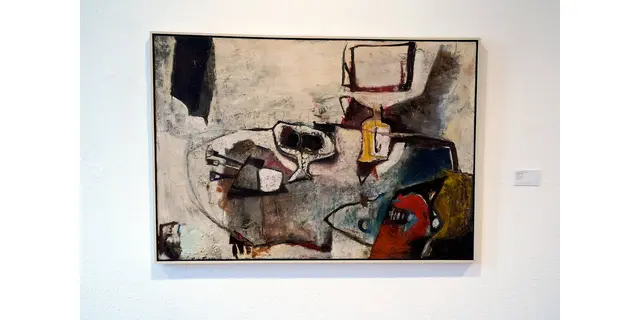 Titel: Im Atelier von Malerin Irmgart Wessel-Zumloh
Bild aus Artikel: „Malerei Ausstellung. Irmgart Wessel-Zumloh und Wilhelm Wessel – Ölbilder – neue Ausstellung im Kunstverein Villa Wessel in Iserlohn.“ in Myheimat.