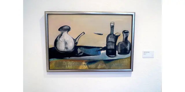 Titel: Ein und zwei Gefäße von Malerin Irmgart Wessel-Zumloh
Bild aus Artikel: „Malerei Ausstellung. Irmgart Wessel-Zumloh und Wilhelm Wessel – Ölbilder – neue Ausstellung im Kunstverein Villa Wessel in Iserlohn.“ in Myheimat.