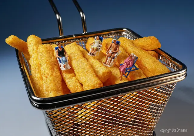 "Pommes sind frittierte Sonnensstrahlen" (Autor unbekannt)