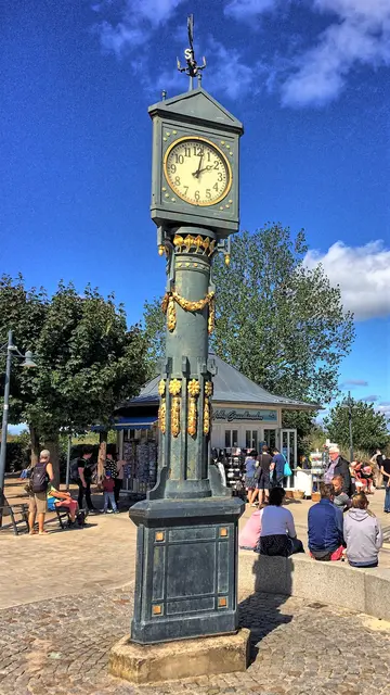 Die historische Uhr in Ahlbeck | Foto: copyright Margot Klütsch