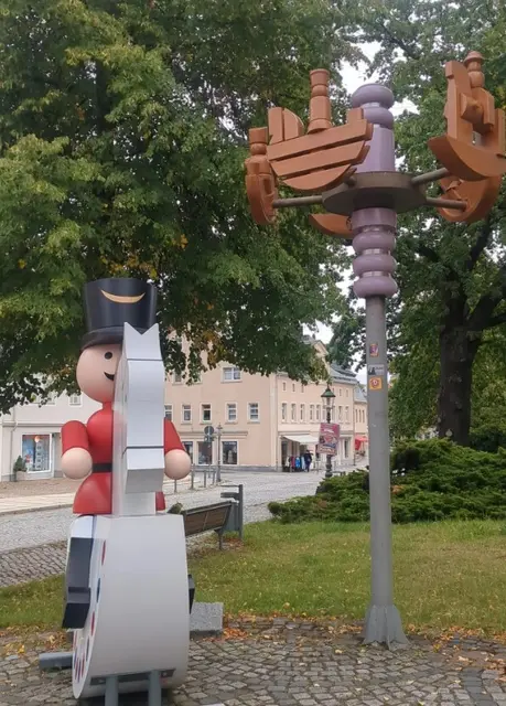 Das Olbernhauer Reiterlein ist das Wahrzeichen der Stadt. | Foto: Astrid Günther