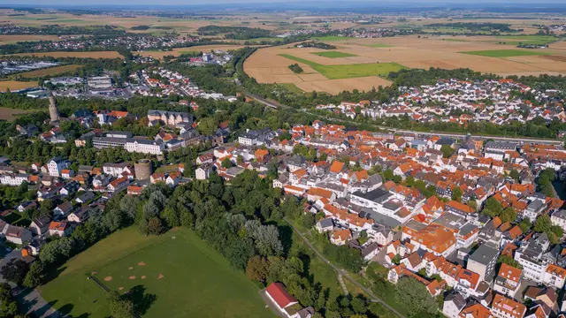 Luftaufnahme von Friedberg | Foto: Thekla – stock.adobe.com