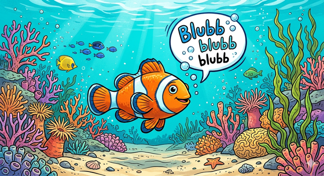 Der Titel in "Einfach &amp; Aktuell" war ohne Bild veröffentlicht. Ich gebe zu, dass das von mir beigefügten KI-Bild (Gemini) ebensowenig zum Thema passt wie der Titel "Blub blub". Clownfische wird man vor holländischen Schleusen vergeblich suchen.