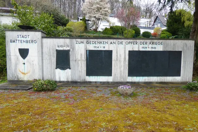 Zum Gedenken an die Opfer der Kriege.