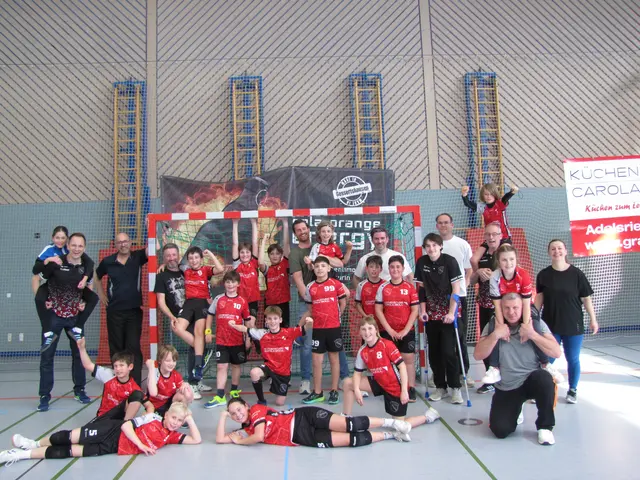 Auch die E-Jugend tritt gegen die Eltern an.