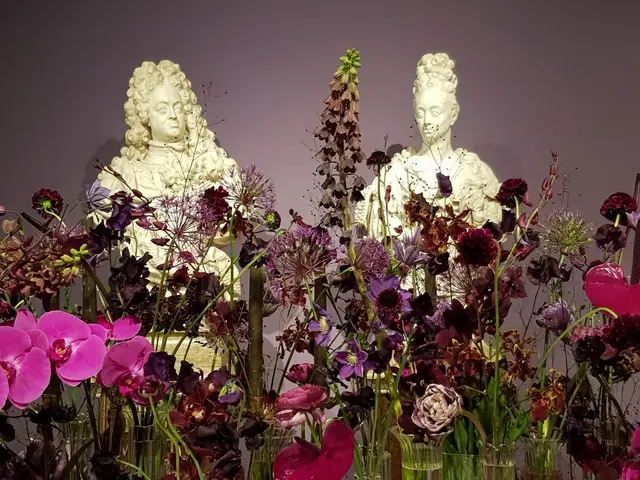 Palastblühen im Kunstpalast in Düsseldorf, Detailansicht