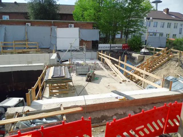 Baugrube Bahnhof Wesel - Neu betonierte Personenunterführung (Teilstück) | Foto: Siegmund Walter, 16.04.2026, 16:11 Uhr