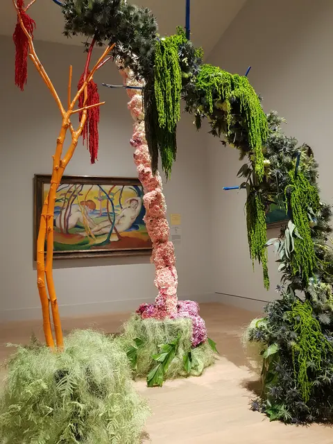 "Blumen, Blumen, Blumen" von Alla Mandic und Team, Nymph Blumen, Palastblühen 2026 im Kunstpalast in Düsseldorf