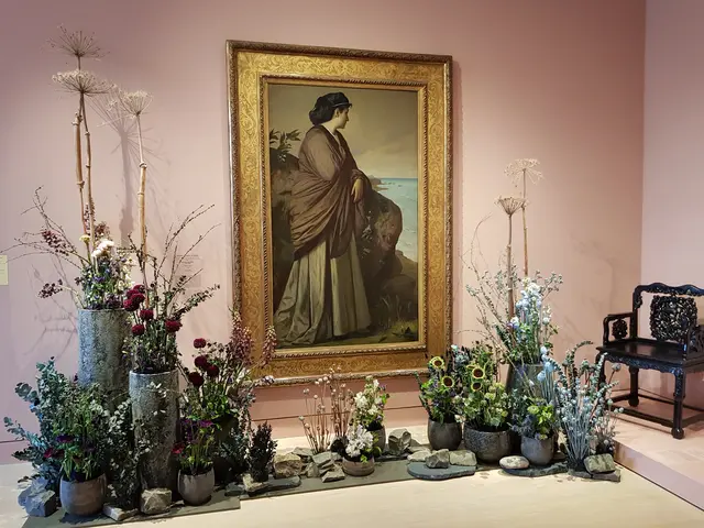 "Schwermut, Sehnsucht und Hoffnung" von Victoria Bernds, Blumenbinderei Lehmann, Palastblühen 2026 im Kunstpalast in Düsseldorf