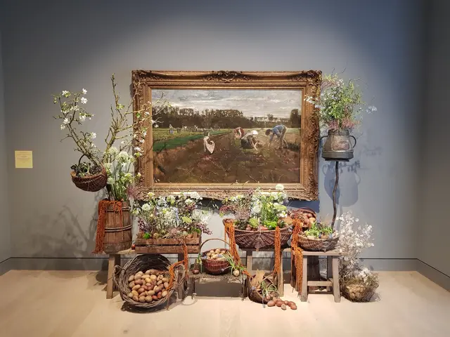 "Ernte im Aprillicht" von Janina Rüger, Blüten &amp; Meer, Palastblühen 2026 im Kunstpalast in Düsseldorf